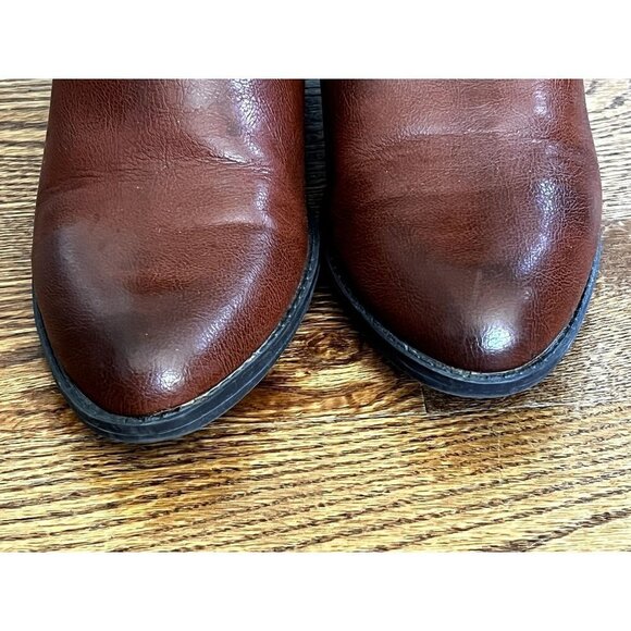 SONOMA Ankle Boots The "McKenzie" Elastic Side Panel with Block heel sz 9.5 - Picture 5 of 11